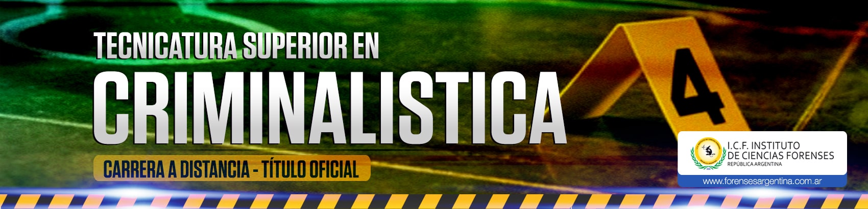 TECNICATURA SUPERIOR EN CRIMINALÍSTICA (IA25-1AYM)